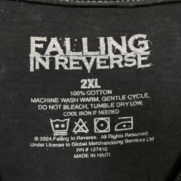 All My Life Falling In Reverse Cowboy Tshirt size 2xl - Picture 4 of 4